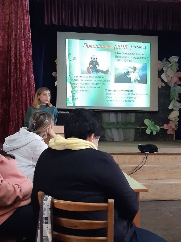 &laquo;Від покоління X до покоління Z та А. Особливості побудови ефективної комунікації педагога та гуртківця&raquo;