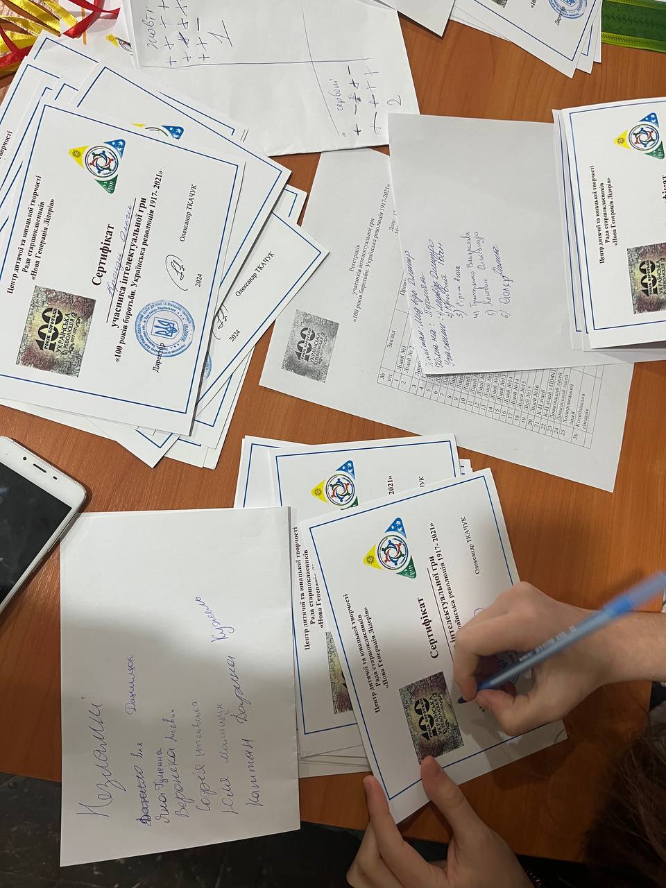 Інтелектуальна настільна гра &laquo;100 років боротьби. Українська революція 1917-1921&raquo;