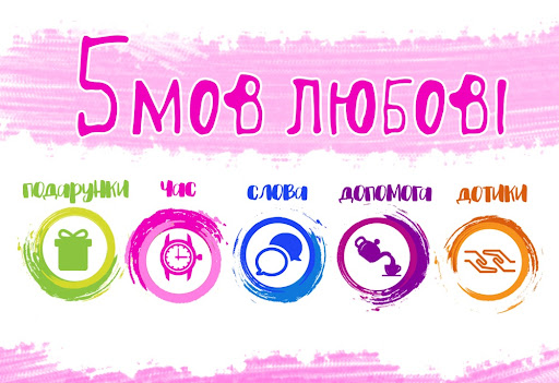 5 мов любові.  Плекаємо гармонійні стосунки у родині.