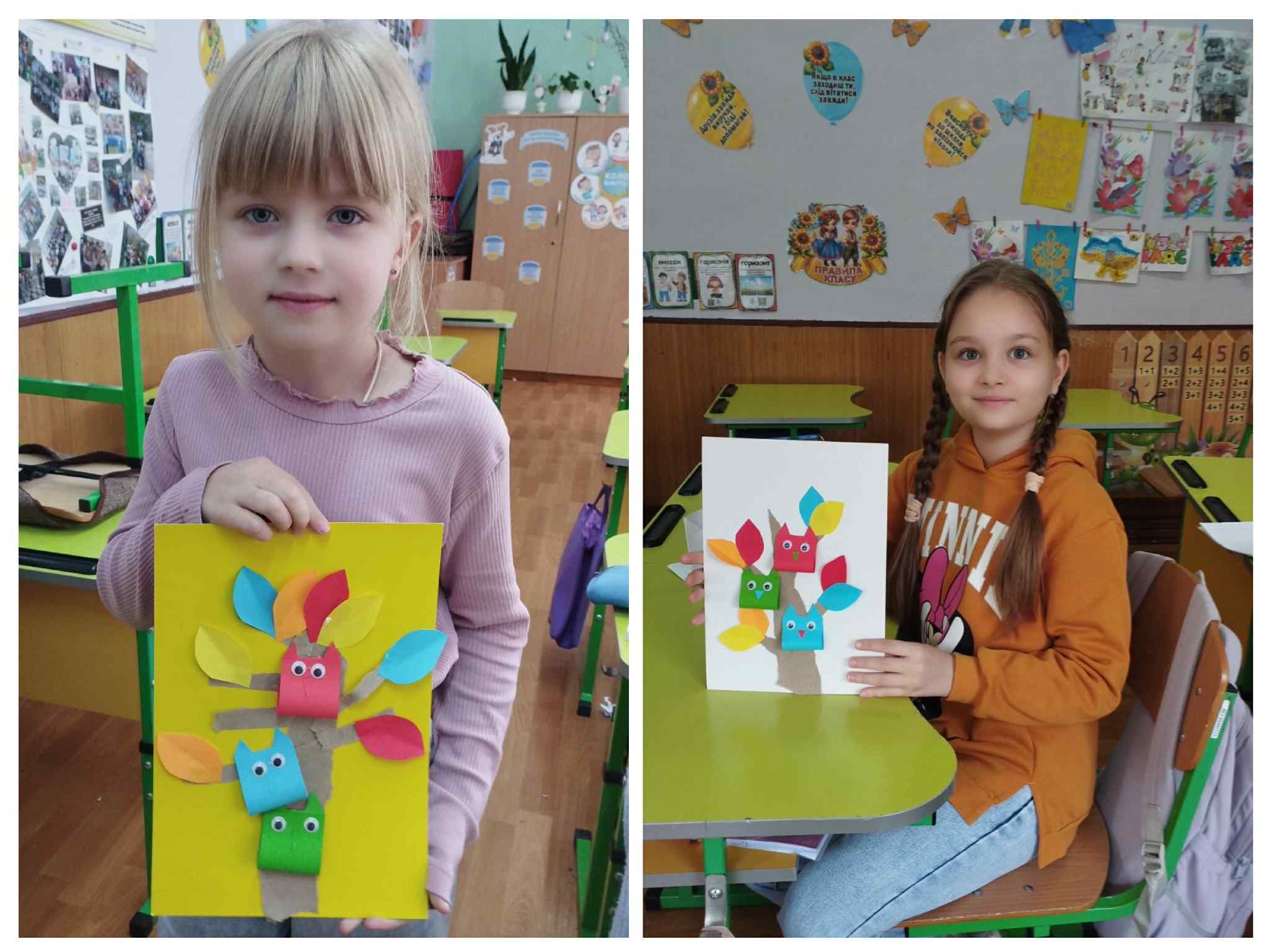 Творчі роботи вихованців гуртків “Фантазія” та “Подоляночка на осінніх канікулах.