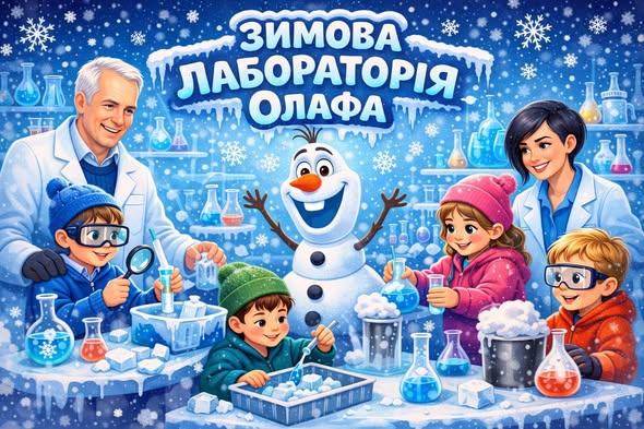 Третій день STEM-канікул переніс учасників у справжню зимову казку &mdash; до лабораторії Олафа!