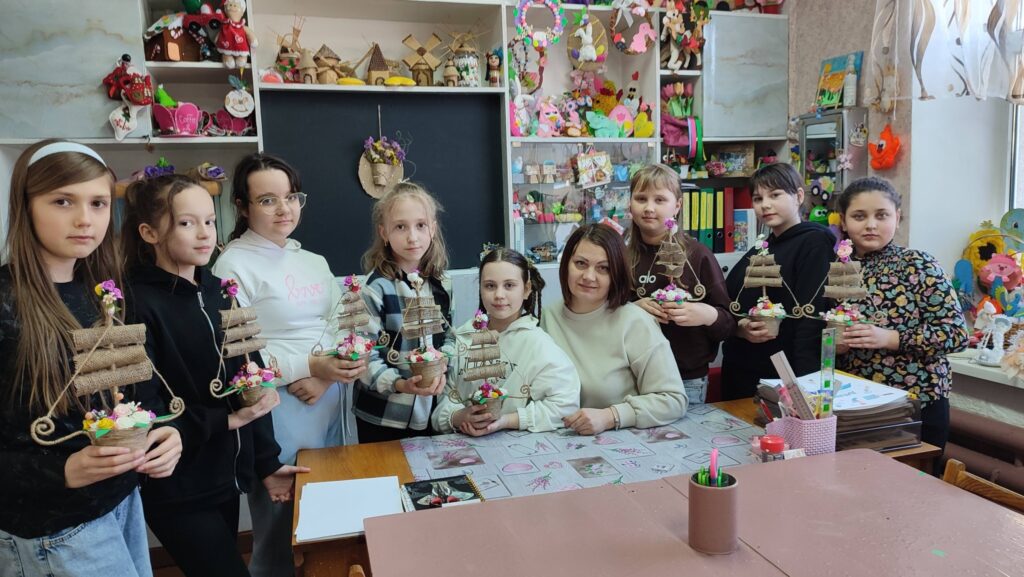 Весняний арт від наших гуртківців